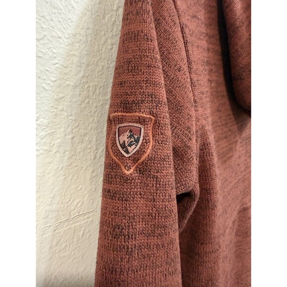 KUHL ASCENDYR HOODIE RUST RED WOMENS XPOCKETS FULL ZIP SWEATSHIRT WARM Xs - Picture 4 of 8